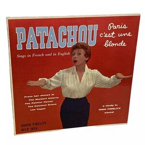 Patachou Paris C'est Une Blonde (Vinyl, 1956) Audio Fidelity AFLP 1814 VG+ LP